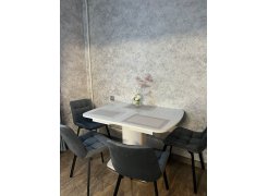 Стул на металлокаркасе Челси серый 02 / черный фото покупателя 221