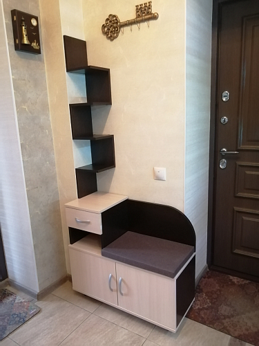 Обувница Аврора дуб млечный / венге фото покупателя 69