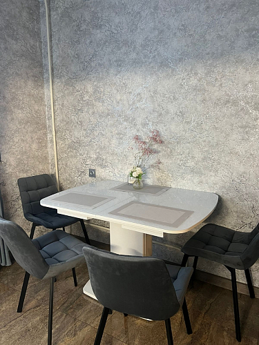 Стул на металлокаркасе Челси бирюзовый / черный фото покупателя 221