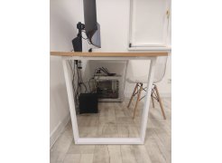 Стол Лота Лофт 140 25 мм черный матовый / бетон фото покупателя 719