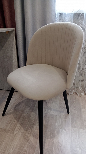 Стул на металлокаркасе Gabi-1 wine red / black фото покупателя 793