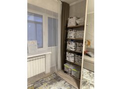 Стеллаж Бервин 5 серый / каркас черный фото покупателя 1