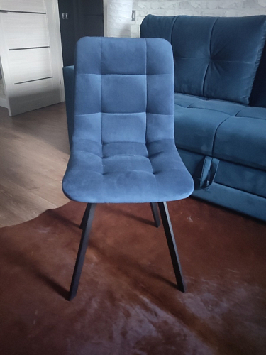 Стул на металлокаркасе Чилли черный / зеленый фото покупателя 1414