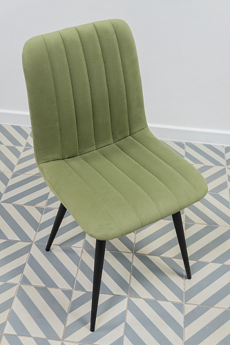 Стул на металлокаркасе Дани бежевый / белый из шоурума 2