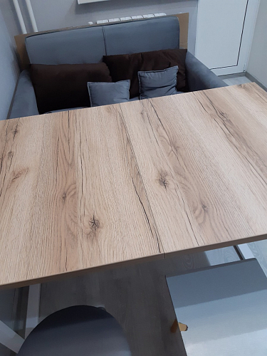 Деревянный стол Лота Лофт 120x75 дуб крафт табачный / черный матовый фото покупателя 865