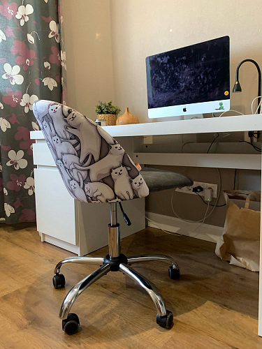 Компьютерное кресло Melody розовое фото покупателя 218