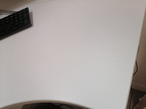 Письменный стол СПм-25 правый белый  - Уцененный экземпляр фото покупателя 22