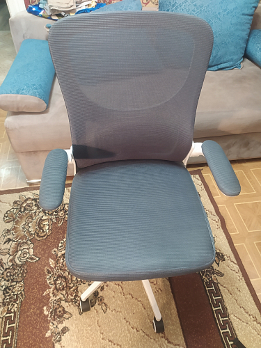 Компьютерное кресло Konfi light gray / white фото покупателя 103