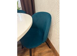 Стул на металлокаркасе Gabi 1 gray / black фото покупателя 637