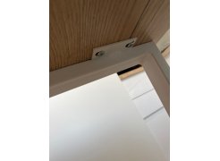 Деревянный стол Барон О 180 х 90 белая пленка шагрень / черный фото покупателя 5