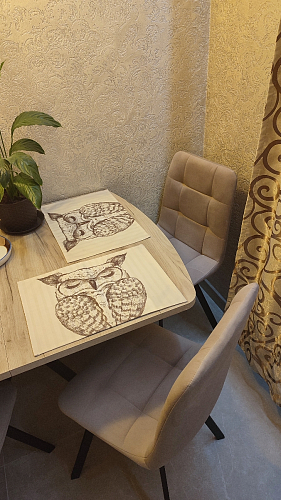 Комплект стульев Чилли 2 шт бежевый / черный фото покупателя 1474