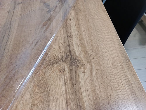 Стол Тринити Лофт 120 32 мм дуб галифакс табако / черный матовый фото покупателя 58