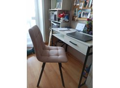 Стул на металлокаркасе Чилли светло-серый / черный фото покупателя 220