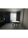 Керамический стол Бронхольм 140(200)х80х77 белый мрамор / черный: отзыв о товаре