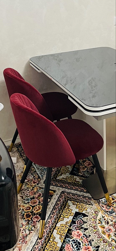 Стул на металлокаркасе Gabi 1 темно-серый / черный фото покупателя 306