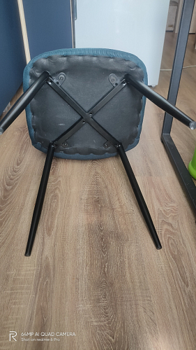 Стул на металлокаркасе Lilu 05 gray / white фото покупателя 101