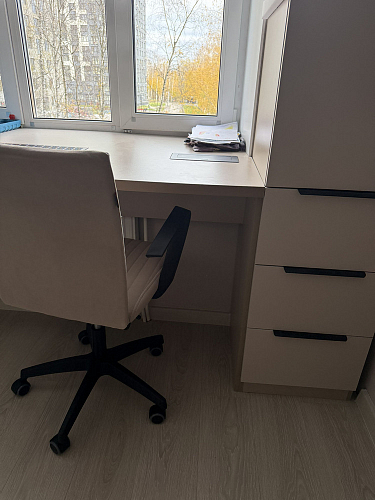 Компьютерное кресло Spark флок бежевый 7 фото покупателя 12