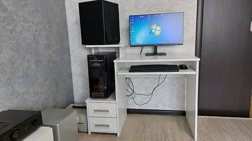 Компьютерный стол Джаз-24 левый венге фото покупателя 109