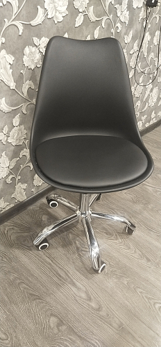 Компьютерное кресло Kolin с подушкой clear / white фото покупателя 384