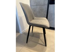 Стул на металлокаркасе Вейв светло-серый (hl 63) / 10К черный каркас фото покупателя 41