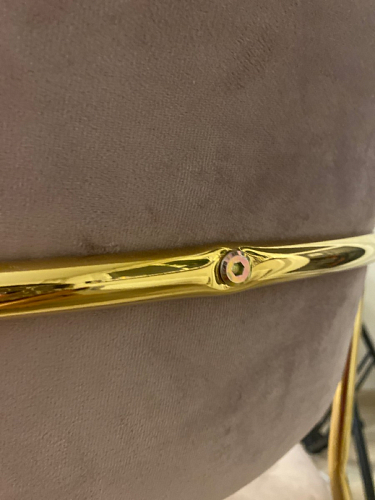 Стул на металлокаркасе Kamelia gold / gray фото покупателя 21