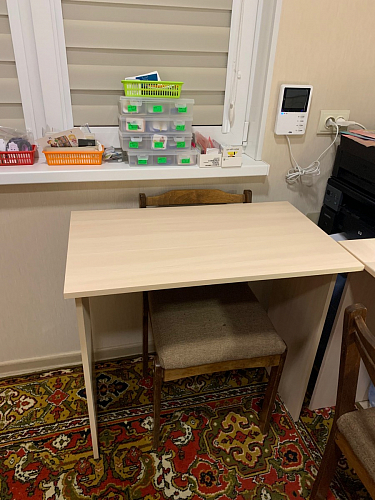 Стол письменный Kiwi дуб молочный  - Уцененный экземпляр фото покупателя 77