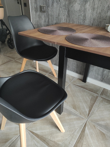 Деревянный стул Bonuss dark gray / black фото покупателя 40