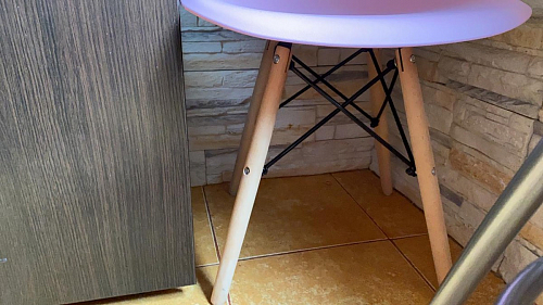 Стул Cindy Eames mod. 001 khaki / natural фото покупателя 441