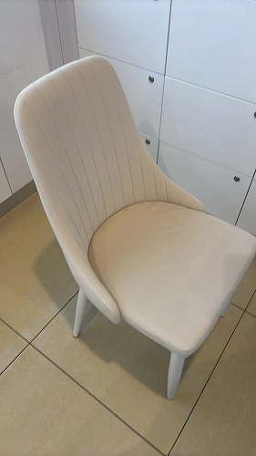 Стул на металлокаркасе Kora dark pink / white фото покупателя 19