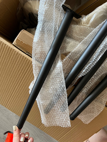 Стул на металлокаркасе Gabi-1 wine red / black фото покупателя 343