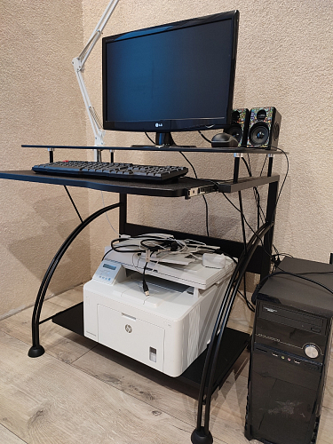 Компьютерный стол Glen black фото покупателя 8