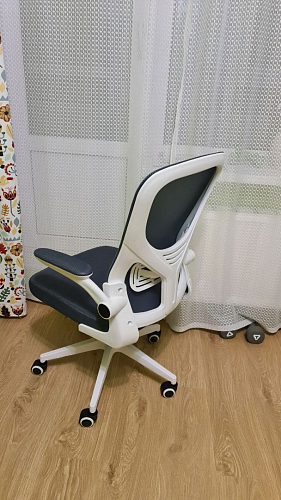 Компьютерное кресло Konfi gray / blue / white фото покупателя 224