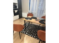 Деревянный стол Лота Лофт 120(160)х75 черный матовый / бетон светлый фото покупателя 507