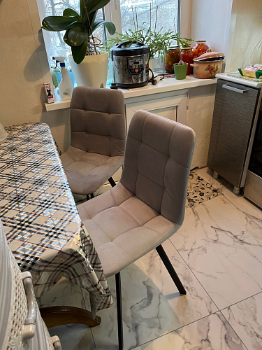 Стул Чилли 2 темно-серый  / черный фото покупателя 1312