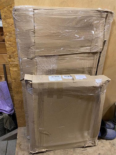 Деревянный стол Лота Лофт 140х80 черный матовый / бетон светлый фото покупателя 642