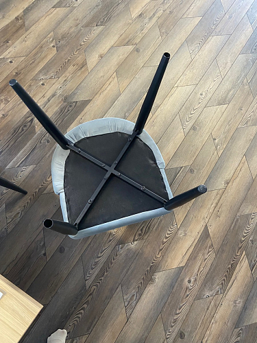 Стул на металлокаркасе Kora green / black фото покупателя 323