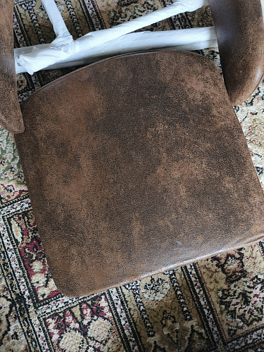 Стул на металлокаркасе Twin brown / black фото покупателя 17