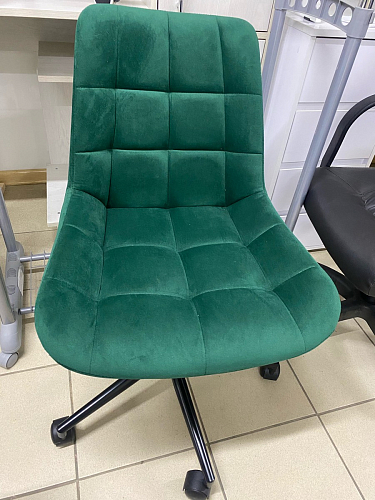 Компьютерное кресло Честер голубой (velutto 47 ) / черный фото покупателя 38