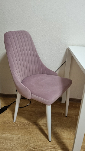 Стул на металлокаркасе Kora gray / black фото покупателя 12