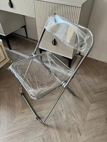 Пластиковый стул Fold складной clear фото покупателя 3
