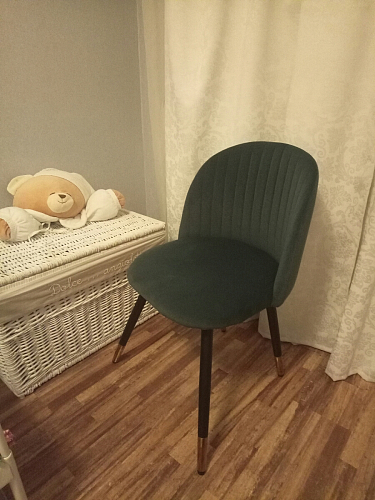 Стул на металлокаркасе Gabi gray / black фото покупателя 967