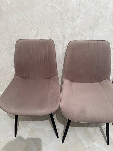 Комплект стульев Вейв 4 шт светло-серый / черный фото покупателя 183