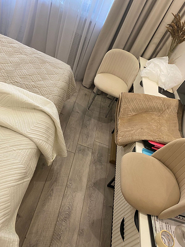 Стул на металлокаркасе Gabi latte / gold / black фото покупателя 185