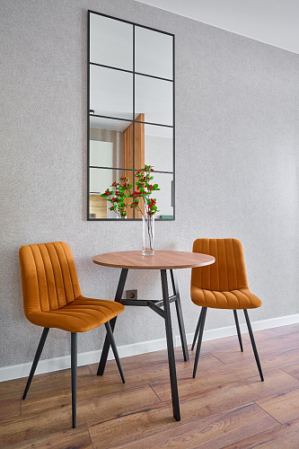 Стул на металлокаркасе Дани темно-серый (zd 995) / черный фото покупателя 20