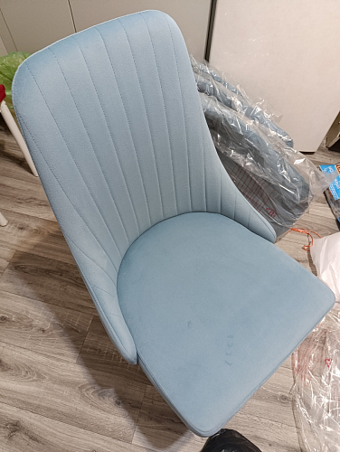 Стул на металлокаркасе Kora white / gray фото покупателя 334