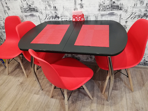 Пластиковый стул Eames PC-015 желтый фото покупателя 128