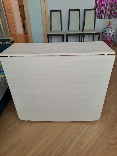 Стол обеденный раздвижной СтК7 дуб молочный фото покупателя 71