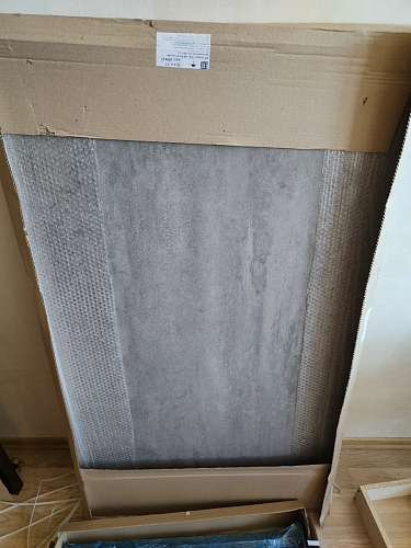 Стол Тринити Лофт 120 32 мм дуб галифакс табако / черный матовый фото покупателя 823