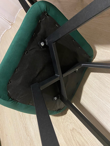 Стул на металлокаркасе Чилли бежевый / белый каркас фото покупателя 1374