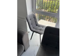 Стул на металлокаркасе Чилли розовый / черный каркас фото покупателя 370